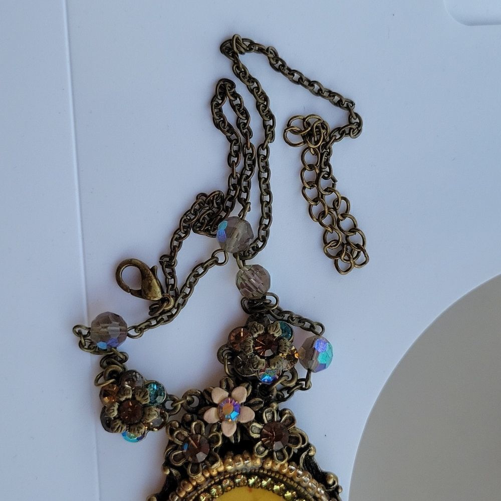 Vintage floral necklace - Picture 10 of 13